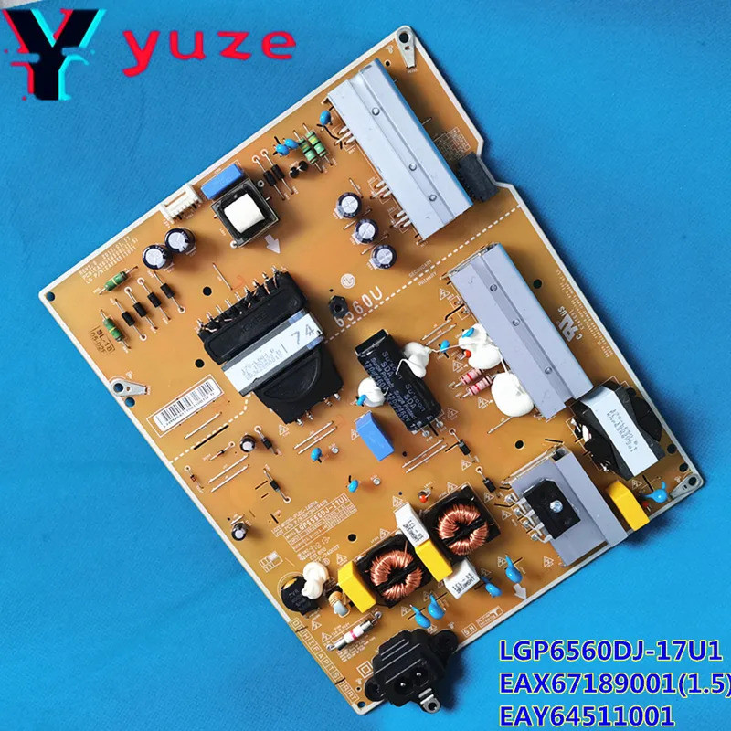 บอร์ดจ่ายไฟ LGP6560DJ-17U1 EAX67189001(1.5) เอย์64511001 PLDL-L607A 3PCR01943B สําหรับ LG 60UJ6300-U