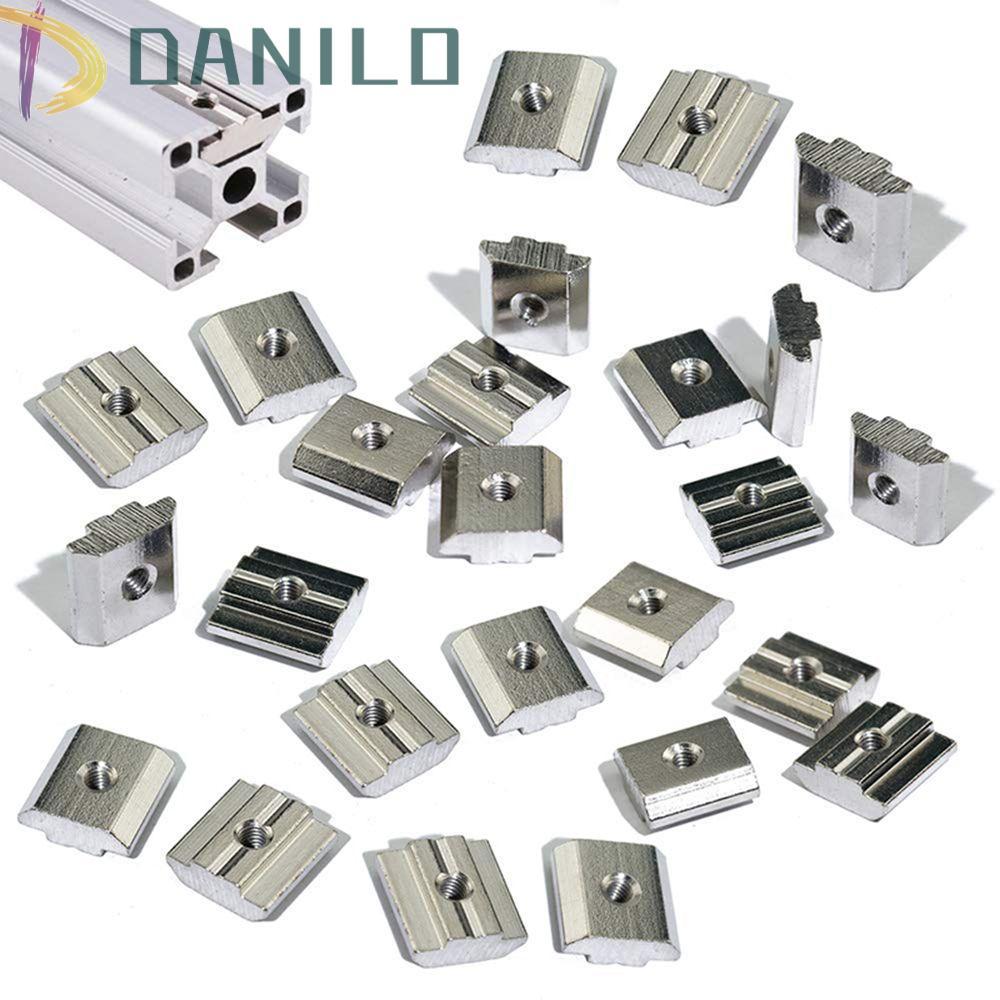 DANILO Nuts 2020 3030 4040 4545 Aluminium Profile Square T-Track Slide T Slot Nut