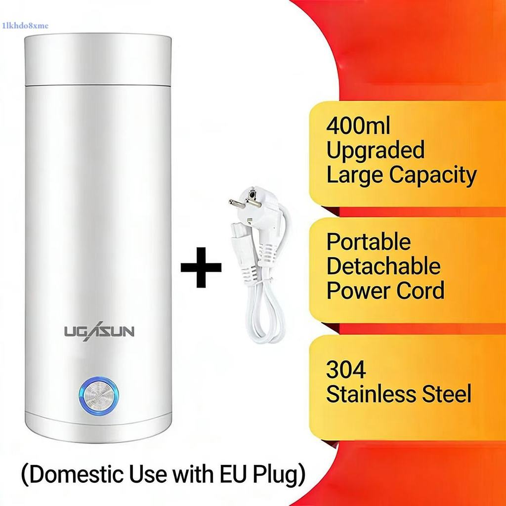 COD400ml Travel Kettle Electric Small Stainless Steel  Portable Electric Kettle for Boiling Water
