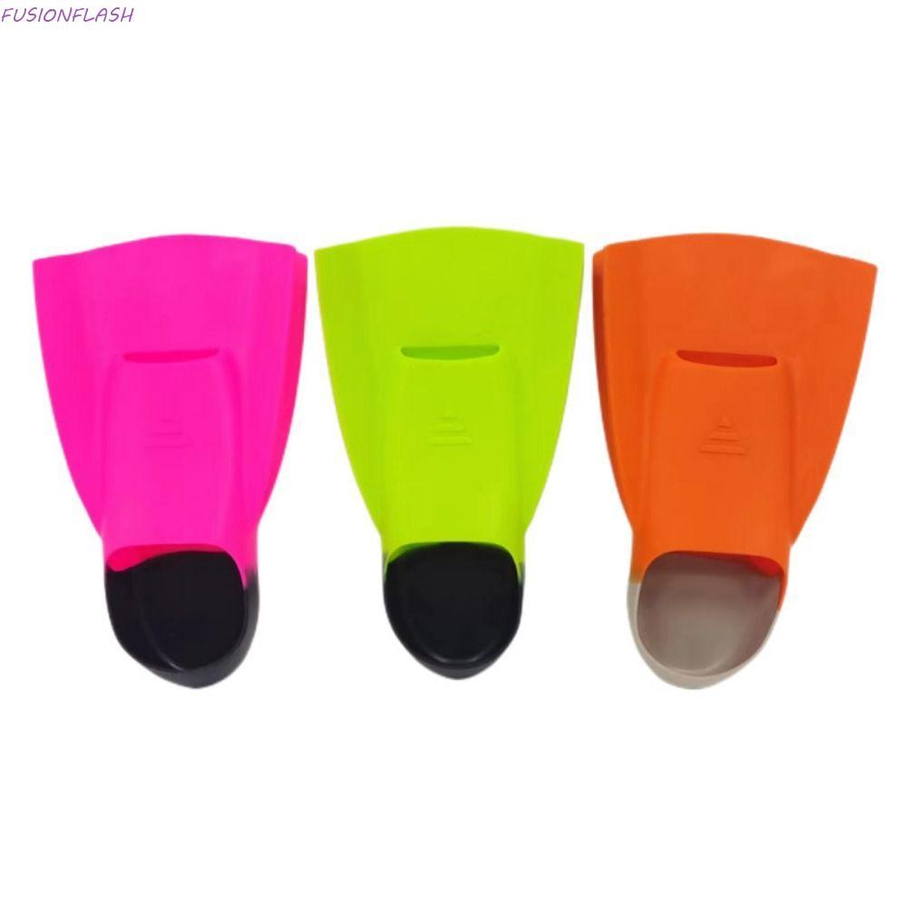FusionFlash Fin คู่ ซิลิโคนลื่น ออกแบบไดนามิก สวมใส่ง่าย ใช้สำหรับการฝึกว่ายน้ำและดำน้ำ