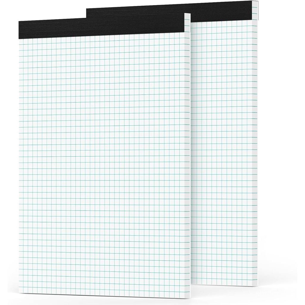 แผ่นกระดาษกราฟ 8.5 x 11, 2 แพ็ค, 4x4 Graph Ruled, แผ่นกระดาษกริด 8-1/2" x 11", Blueprint Quadrille P