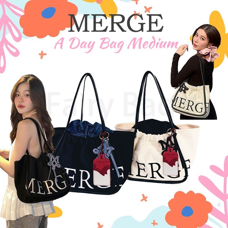 [พร้อมส่งค่ะ]    ของแท้ ✅กระเป๋า official ส่งต่อ กระเป๋าTote merge กระเป๋าโท