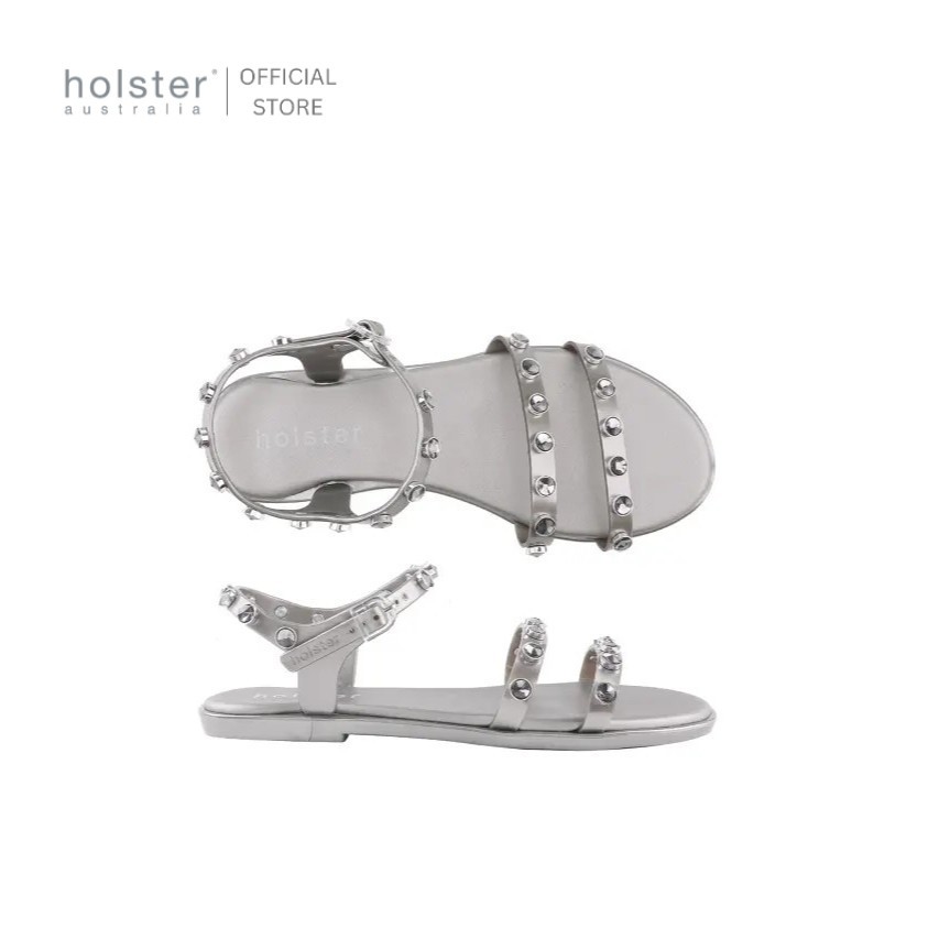Holster รองเท้าแตะผู้หญิง SASSY SOLID สี Pewter