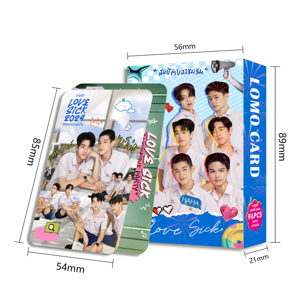 96 Photocards Taixing lovesick2024 Photocards การ์ดสะสมโพลารอยด์ lomo Card