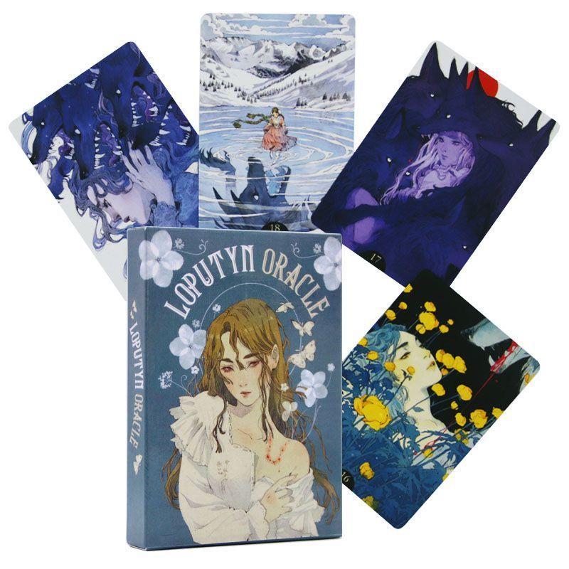 Loputyn Oracle Card Loputyn Oracle Girl และ Wolf Fantasy World Card Board Game บริการคุณภาพสูง