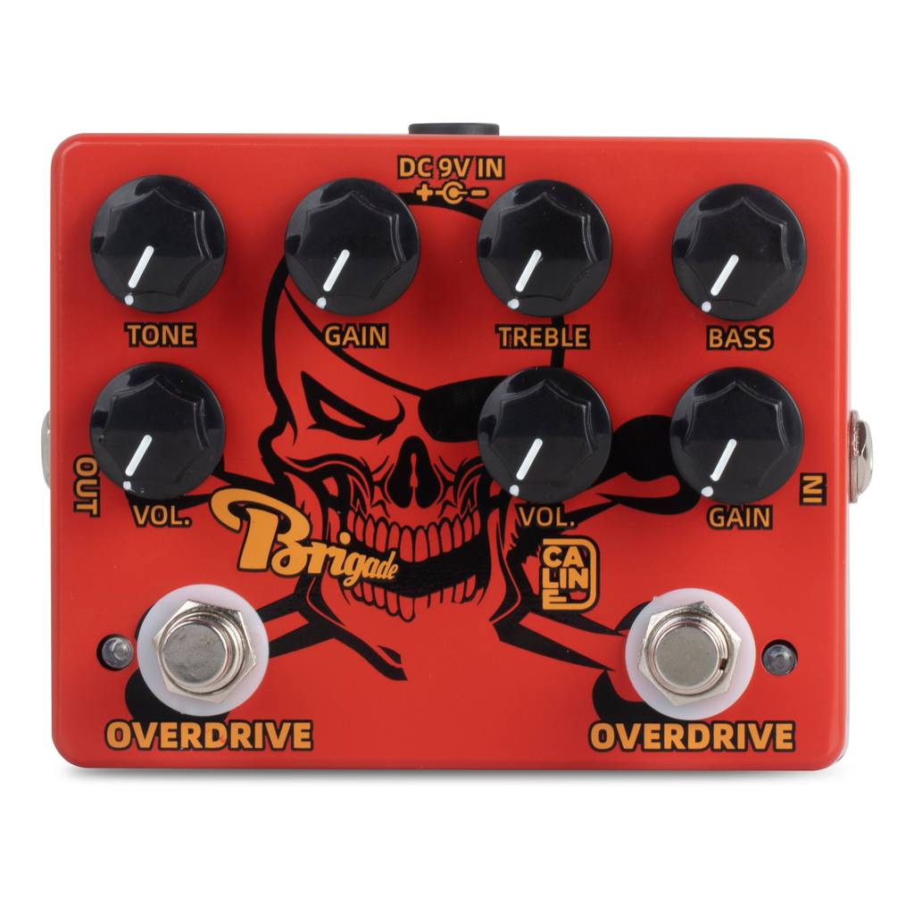 Caline DCP-07 Brigade Dual Overdrive Effect Pedal อุปกรณ์เสริมกีตาร์ Dual Guitar Pedal