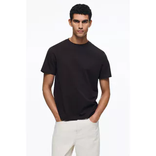 H&M(เอชแอนด์เอ็ม) เสื้อยืดคอกลมทรงปกติ Men Regular Fit Round-neck T-shirt 0685816_20