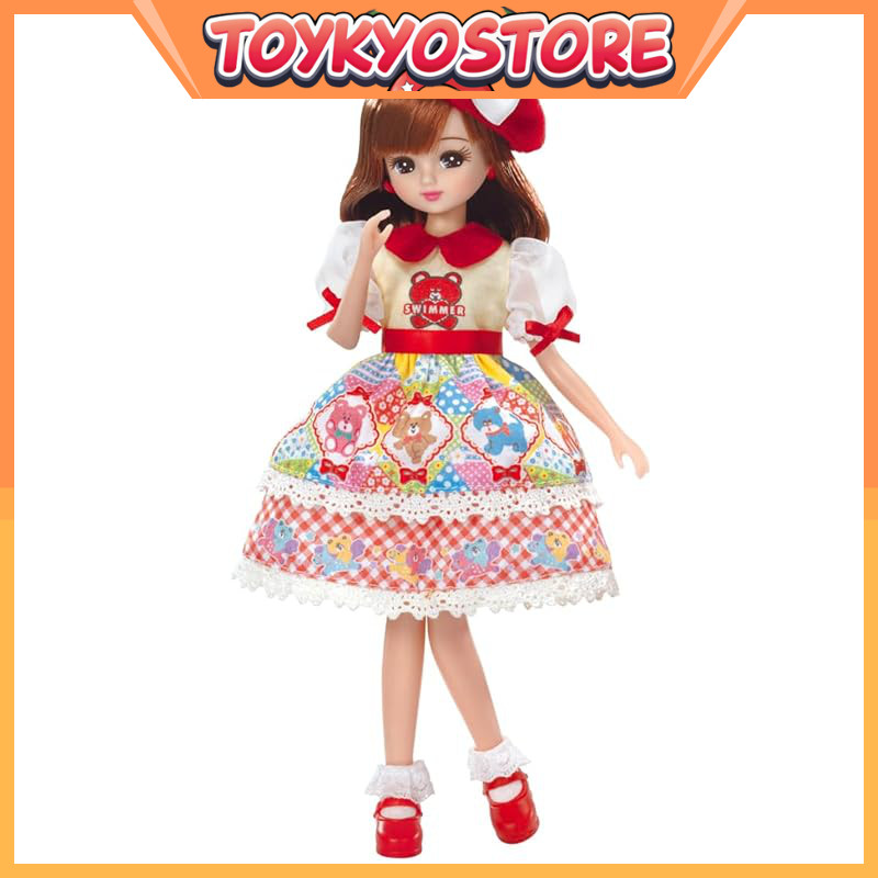 TAKARA TOMY Licca-chan Doll LD-16 SWIMMER Dress-Up Toy for Pretend Play, Ages 3 and Up [Direct from Japan]