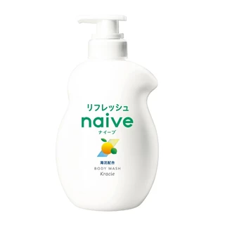 MORITOMO Official - (ซื้อ 1 ขวด แถมฟรี 1 ถุงเติม เกรปฟรุ๊ตและไลม์) NAIVE Body Wash Refresh Set 530 ml Free Refill 360 ml