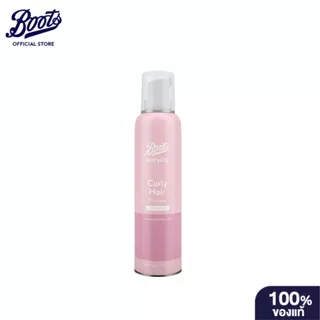BOOTS STYLING บู๊ทส์ เคิร์ลลี่ แฮร์ มูส ไทม์ ทู ดีไฟน์ 200 ml