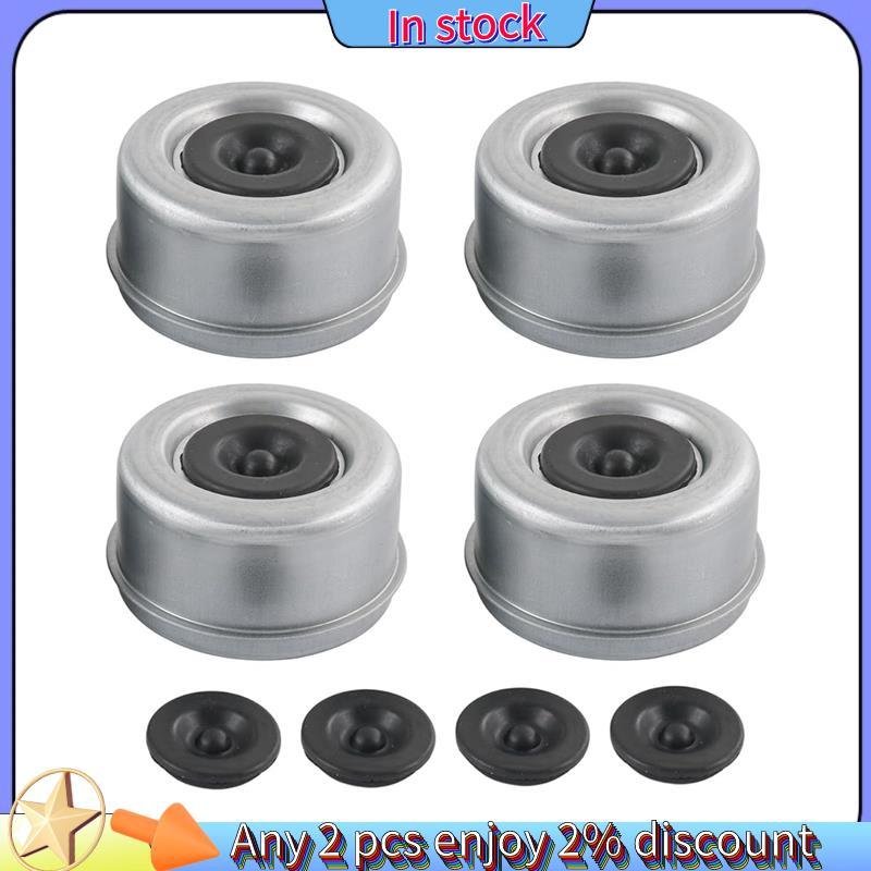ในสต็อก-Trailer Axle RV Bearing Dust Cap 2.72" Trailer Axle Wheel Hubs Traile