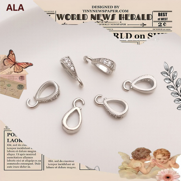 💖ALA เครื่องประดับ DIY💖การเก็บรักษาสียึด14Kทองชุบ18Kทองเพทายรูปไข่หัวเข็มขัดDIYสร้อยคอแขวนหัวเข็มขัดจี้หัวเข็มขัดอุปกรณ์เครื่องประดับ--Z