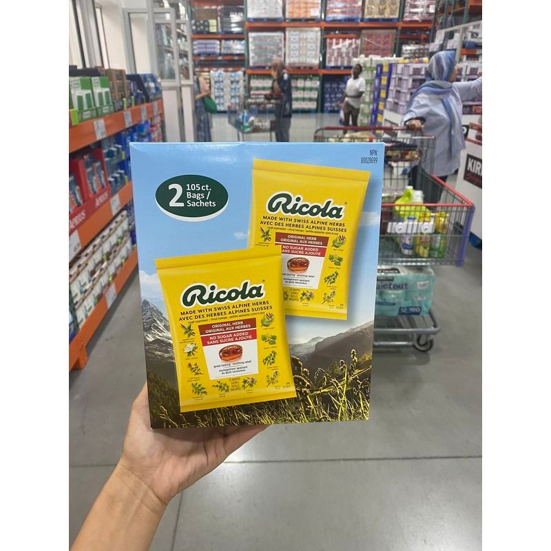 Canada Ricola/Ricola Lozenges Lozenges Lozenges Lozenges Lozenges ยาอม 105 แคปซูล/ถุง 4.29