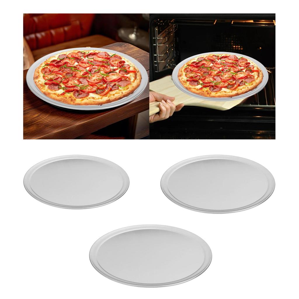 [Whgirld8] PIZZA PAN PIE PIZZANOD PIZZA TRANK RED ALUMINIUM RESISTANCE HEAVY BUILD สําหรับ BARRIA