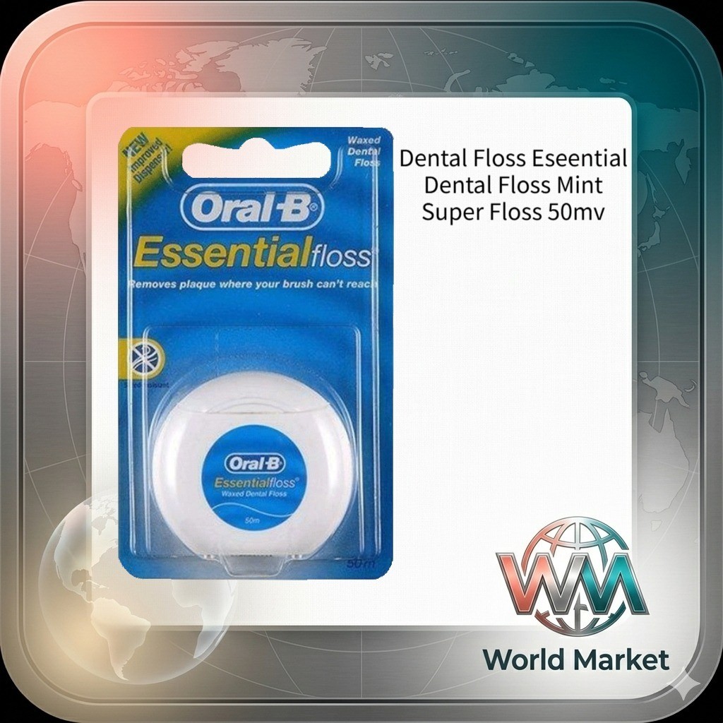 [Oral-B] Essential Dental Floss Mint 50M Interdental Cleaning Oral Super All Products มีจัดส่ง