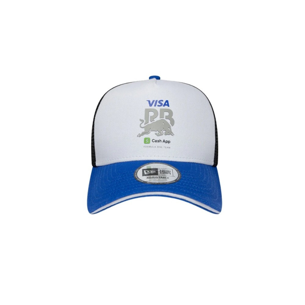 Visa Cash App Racing Bulls Essential A-Frame Trucker หมวกปรับได้ GS3E