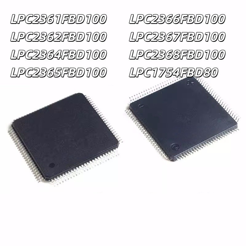 ยี่ห้อใหม่เดิม LPC2368FBD100 LPC2361 2362 2364 2365 2366 2367 LPC1754FBD80