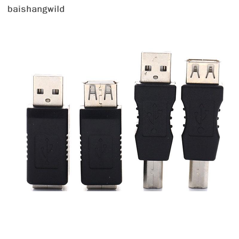 Bwth USB 2.0 type A Female to type B Male Printer Scanner Adapter Converter Connector Jelly