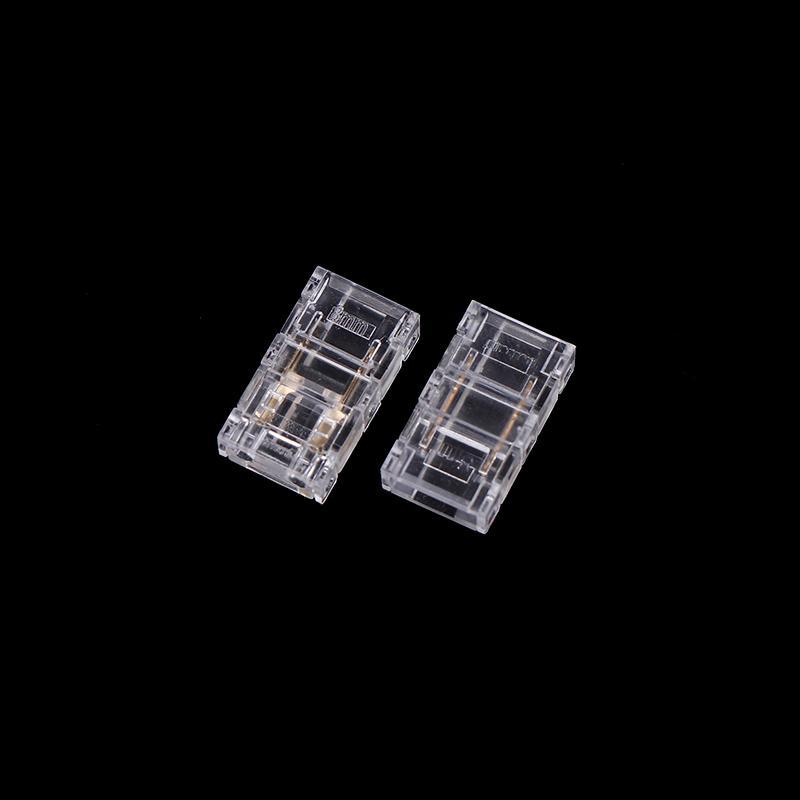 ADTH 10PCS 2pin 8 มม.COB LED Strip To Strip LED Connectors Strip To Wire การเชื่อมต่อ Solderless Ext