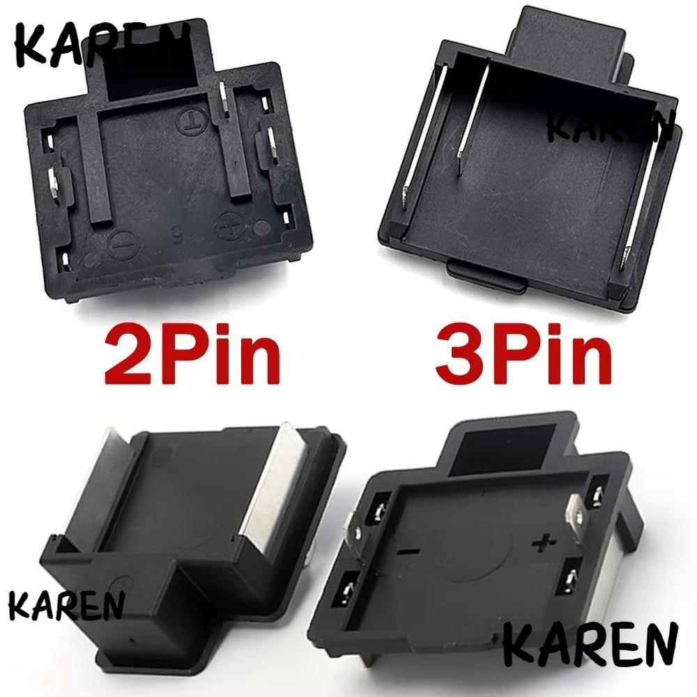 MAKITA KARENGOODS Terminal Block,แบตเตอรี่คลิปเชื่อมต่อเครื่องมือไฟฟ้าอุปกรณ์เสริมแบตเตอรี่เชื่อมต่อ,ของขวัญมัลติฟังก์ชั่2/3Pinอะแดปเตอร์ลิเธียมสําหรับMakita 21V