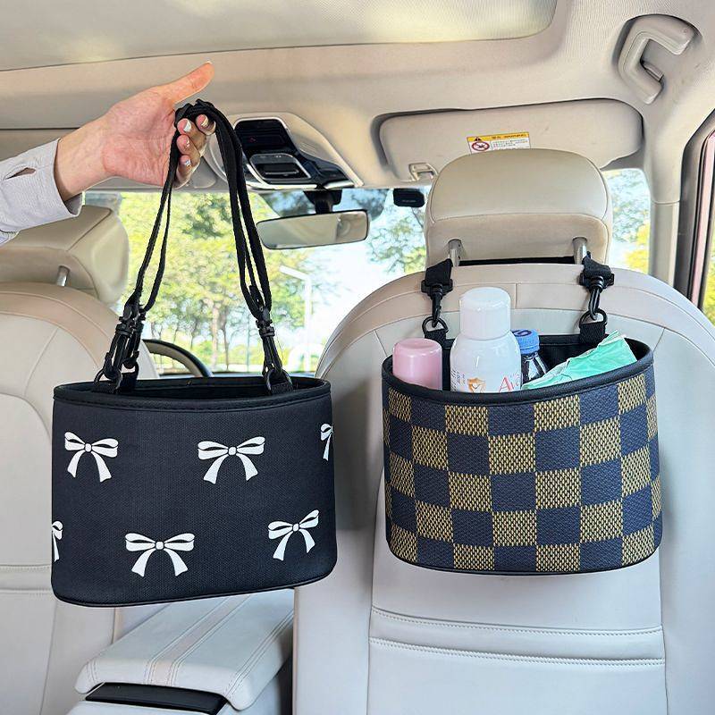 Car Seat Back Buggy Bag Car Storage Hanging Bag Multifunctional Shopping Bags Tx9x