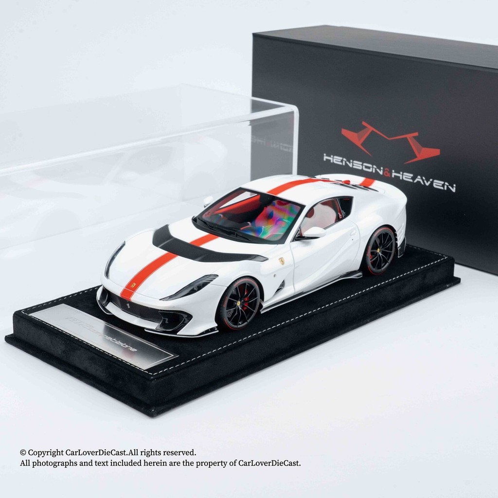 [คลังสินค้าพร้อม ถ้าคุณมีคําถามที่ติดต่อ] HH รุ่น 1: 18 Ferrari 812 Comp