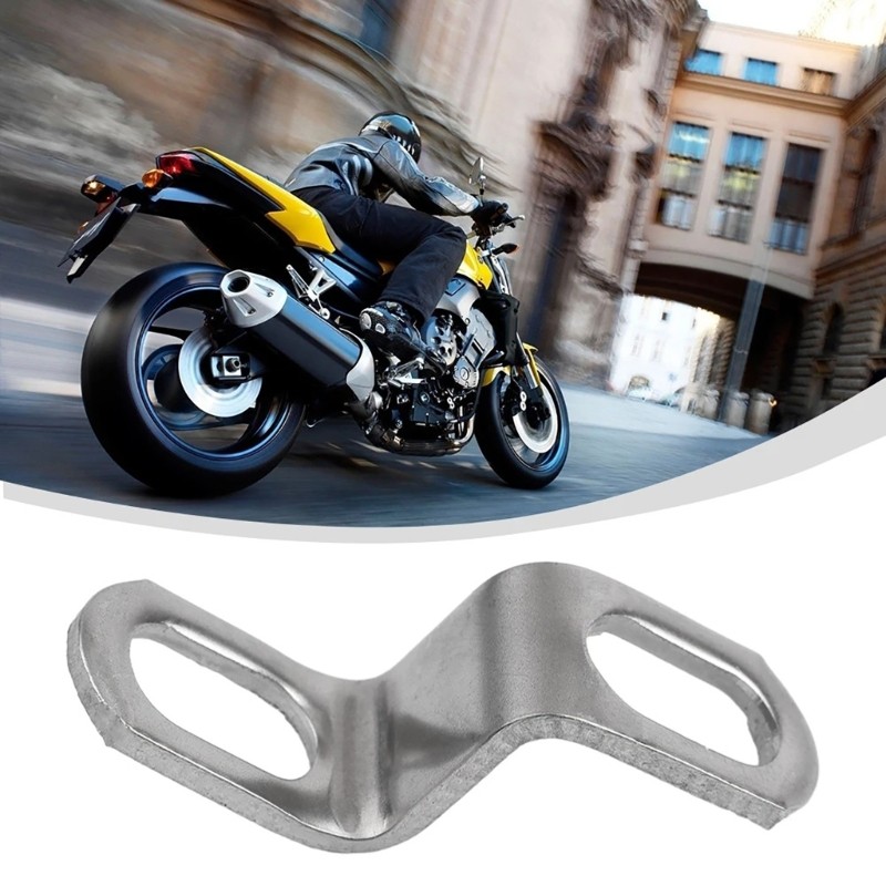 EV Motorcycle Silencers Bracket ที่วางท่อไอเสียสแตนเลส ติดตั้งง่าย