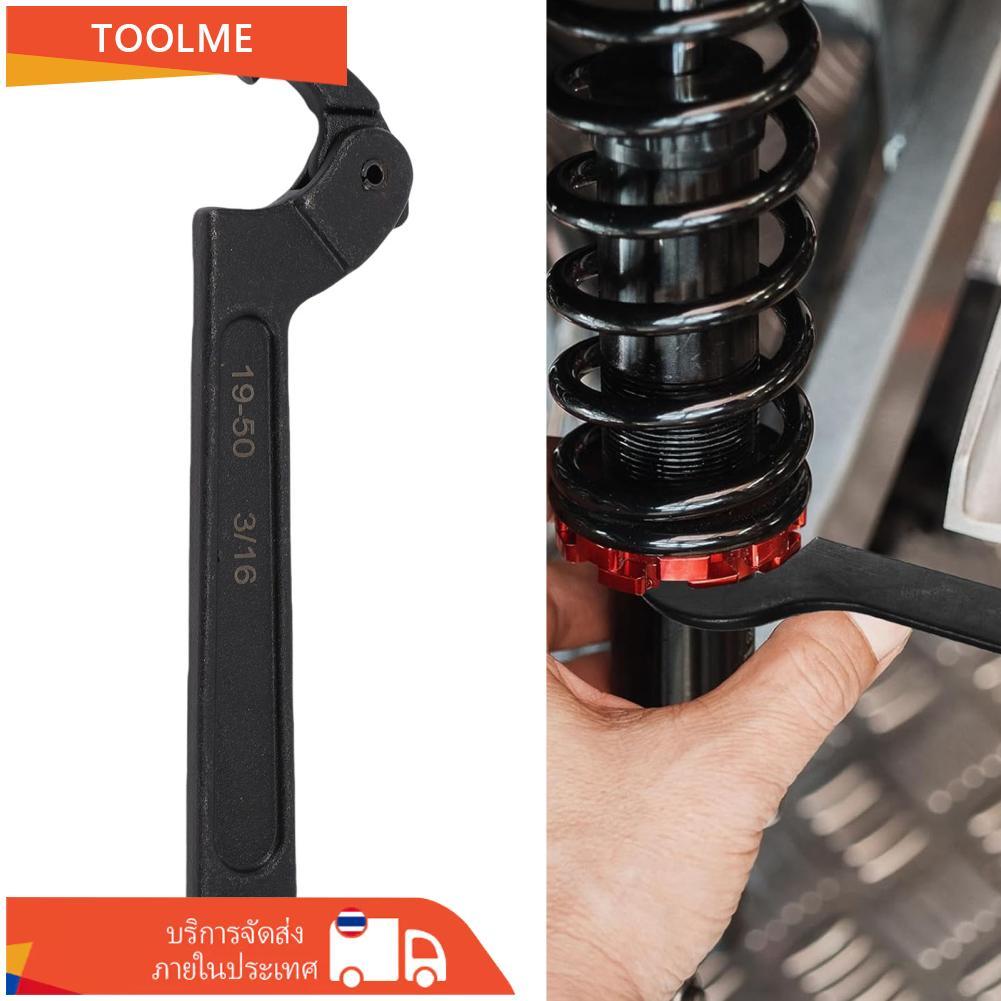 toolme-TH C Hook Spanner ประแจ 3/4 ถึง 2 นิ้วปรับได้สำหรับซ่อมเครื่องใช้ไฟฟ้าภายในบ้าน