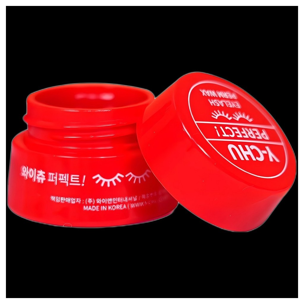 [y-chu] Perfect Eyelash Perm Wax, 10g, 1 ชิ้น / แว็กซ์ดัดขนตาเกาหลี / ถือที่เชื่อถือได้ / ของแท้ 100