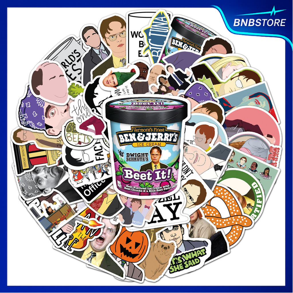 ส่งจากไทย 50ชิ้น สถานที่ทำงาน พนักงานออฟฟิศ The Office worker Place Salaryman Cartoon Sticker พร้อมส่ง