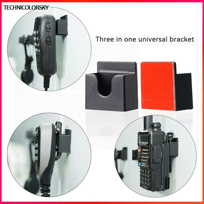 Technicolorsky Walkies Talkies Holder Clip Wall Mount Ba Ra Ba ติดตั้งง่าย Walkies Talkies ขาตั้ง TSY