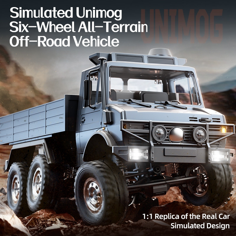 HiPoRC JJRC C8823 1:18 6x6 Off-Road RC รถโลหะแชสซี Crawler Dual ความเร็วเกียร์ 370 มอเตอร์ RC รถบรรท