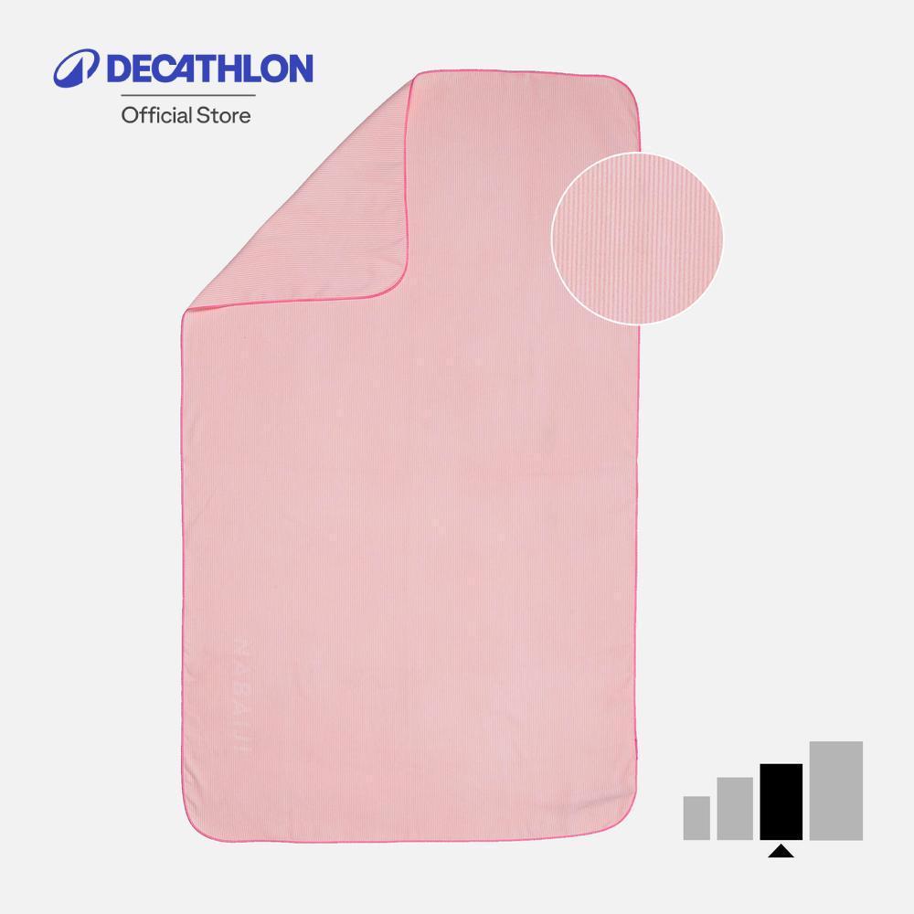 Decathlon Microfibre Swimming Towel Size L 80 X 130 Cm ผ้าขนหนูไมโครไฟเบอร์ ขนาด L 80 X 130 ซม. - Pink