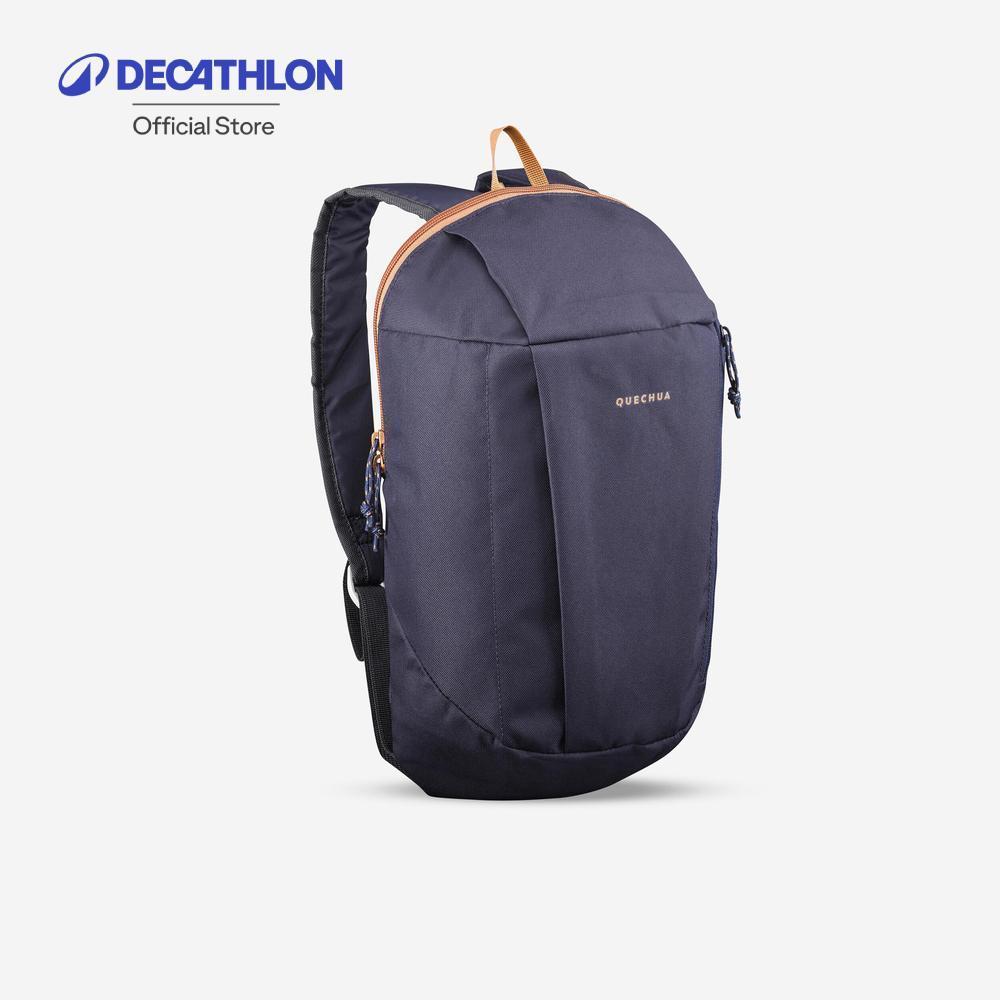 Decathlon 10L Hiking Backpack เป้สะพายหลังสำหรับเดินป่า รุ่น Nh Arpenaz 50 ขนาด 10 ลิตร - Black/Brow