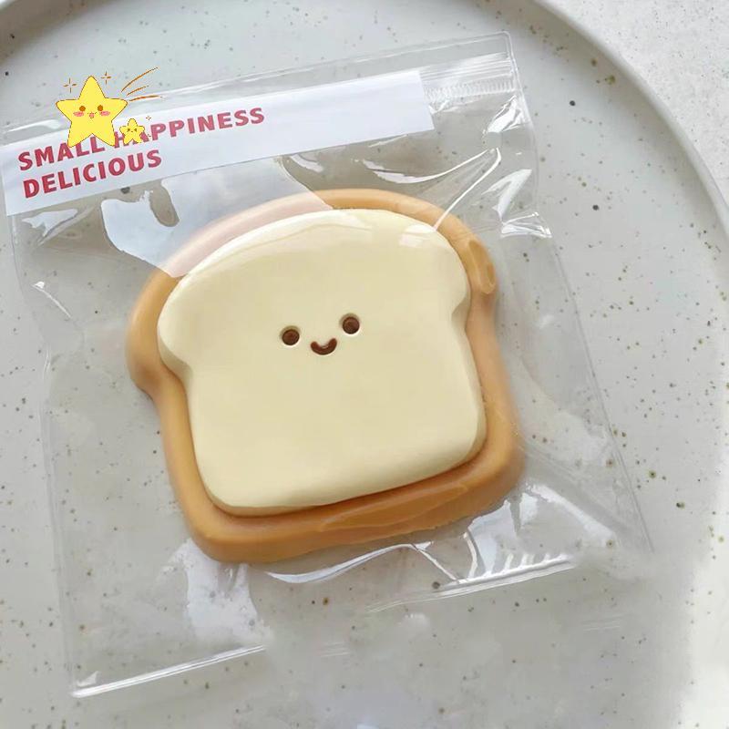 [JBTH] Kawaii Toast Squishy Squeeze Slow Rebound ความเครียดบรรเทาของเล่นจําลองขนมหวานของเล่นหยิกของขวัญวันเกิด Fidget ของเล่น [JB]