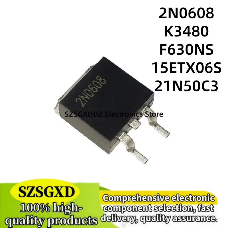 5PCS 2N0608 IPB80N06S2-08 15ETX06S IRF630NS F630NS K3480 2SK3480 SPB21N50C3 21N50C3 TO-263 Field Eff
