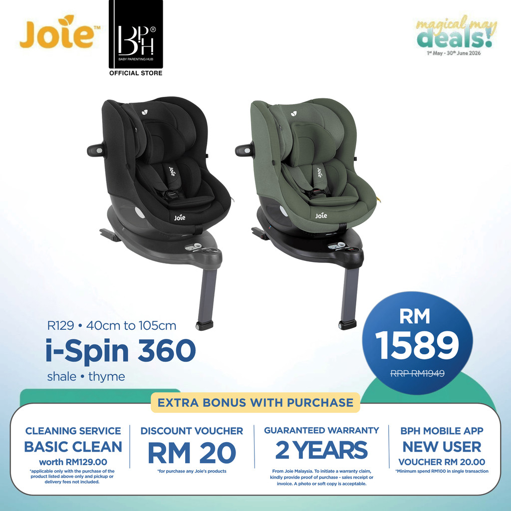 Joie i-Spin 360 (40 cm - 105 cm (แรกเกิดถึง 4 ปี)
