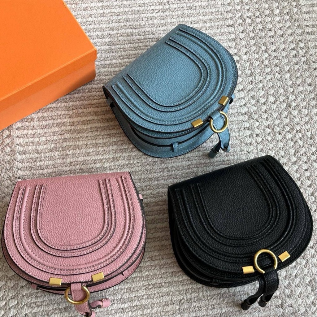 QODZ Saddle Bag Piggy Bag Female One-Shoulder Messenger Bag Fashion Simple All-Match Ele