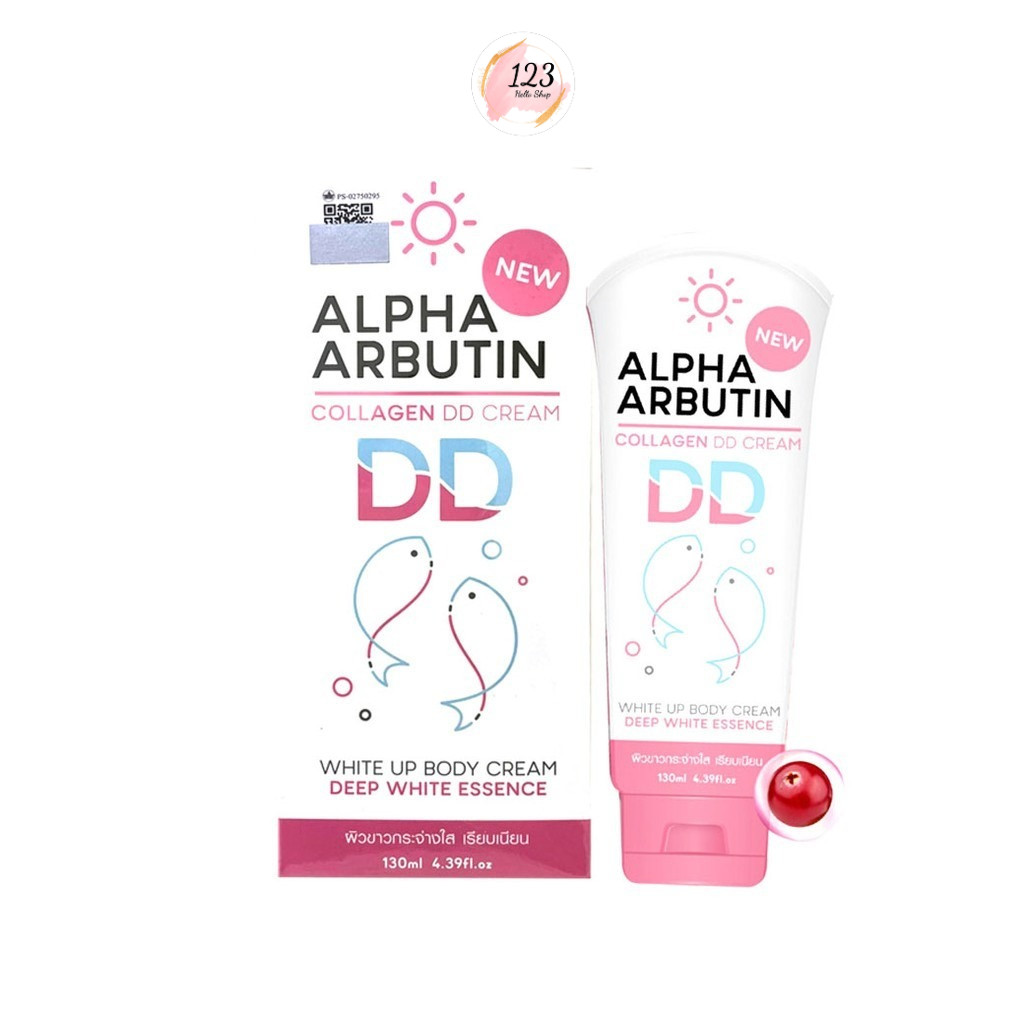 Precious Skin Alpha Arbutin Collagen DD Cream 130 ml. ดีดีครีม ปรับผิวขาวทันที ✨