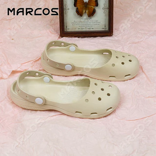 MARCOS รองเท้าหัวโตผู้หญิง แบบรัดส้นดีไซน์สวย วัสดุ EVA คุณภาพดี พื้นหนานุ่ม รองรับส้นเท้า กันลื่น ทนทานใช้งานยาวนาน #05