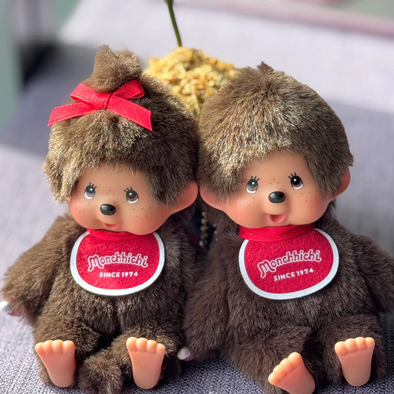 Monchchi ตุ๊กตาหน้าไวนิลของเล่นตุ๊กตากระเป๋านักเรียนจี้อินเทรนด์เล่นตุ๊กตาของขวัญ