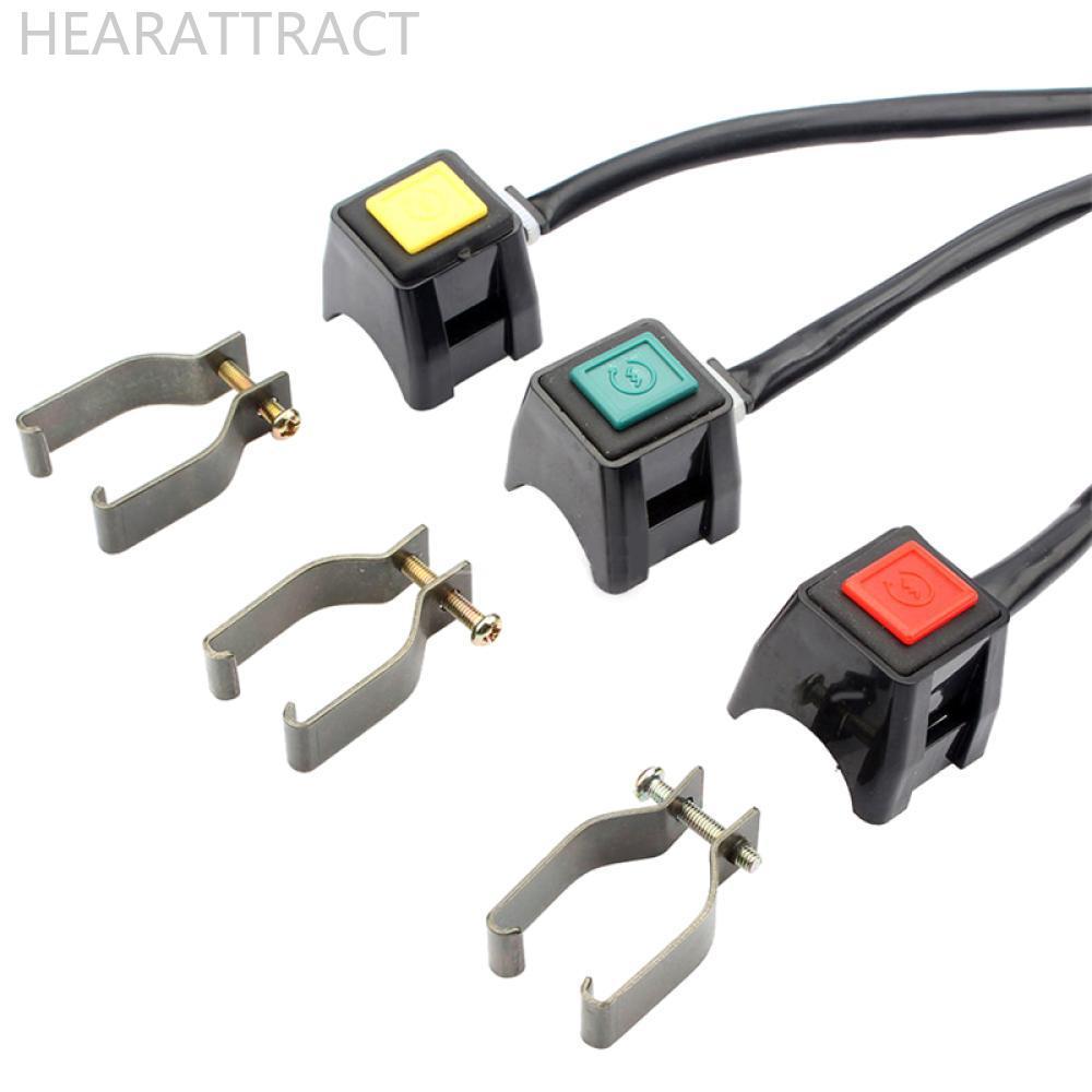 HEARATTRACT Motocycle ON OFF Handlebar สวิทช์เครื่องยนต์เริ่มต้นฆ่าสําหรับ KTM Dirt Bike E-bike สกู๊