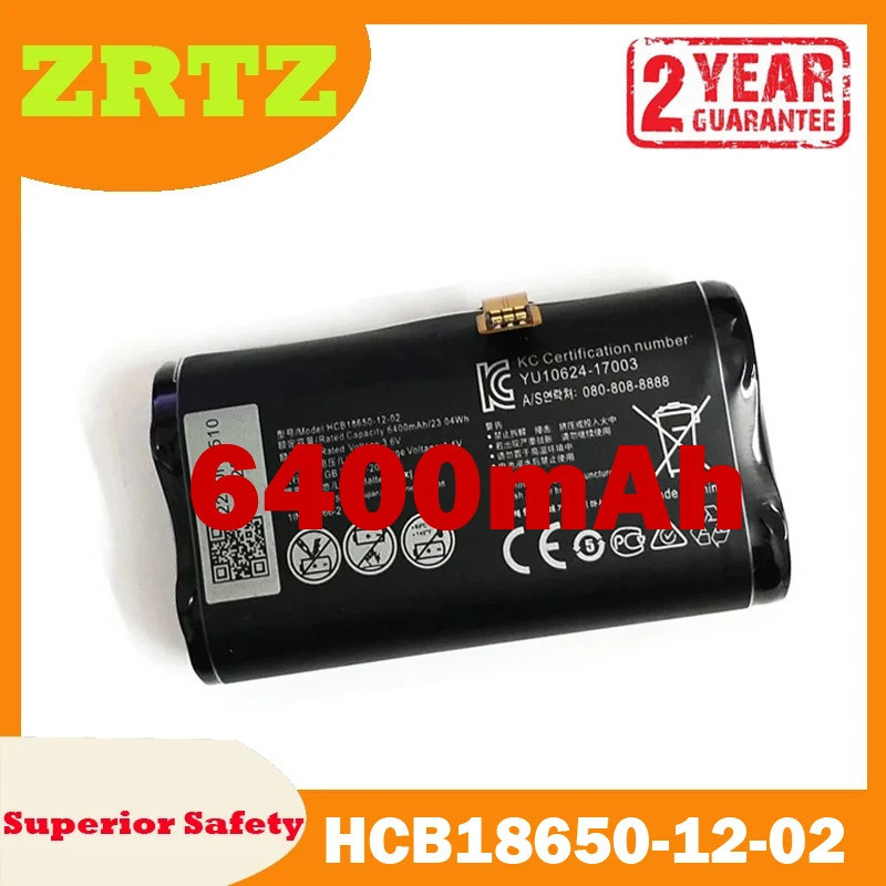 6400mAh ZRTZ HCB18650-12-02 แบตเตอรี่ E5885Ls-93a WiFi 2 Pro แบตเตอรี่คุณภาพสูง