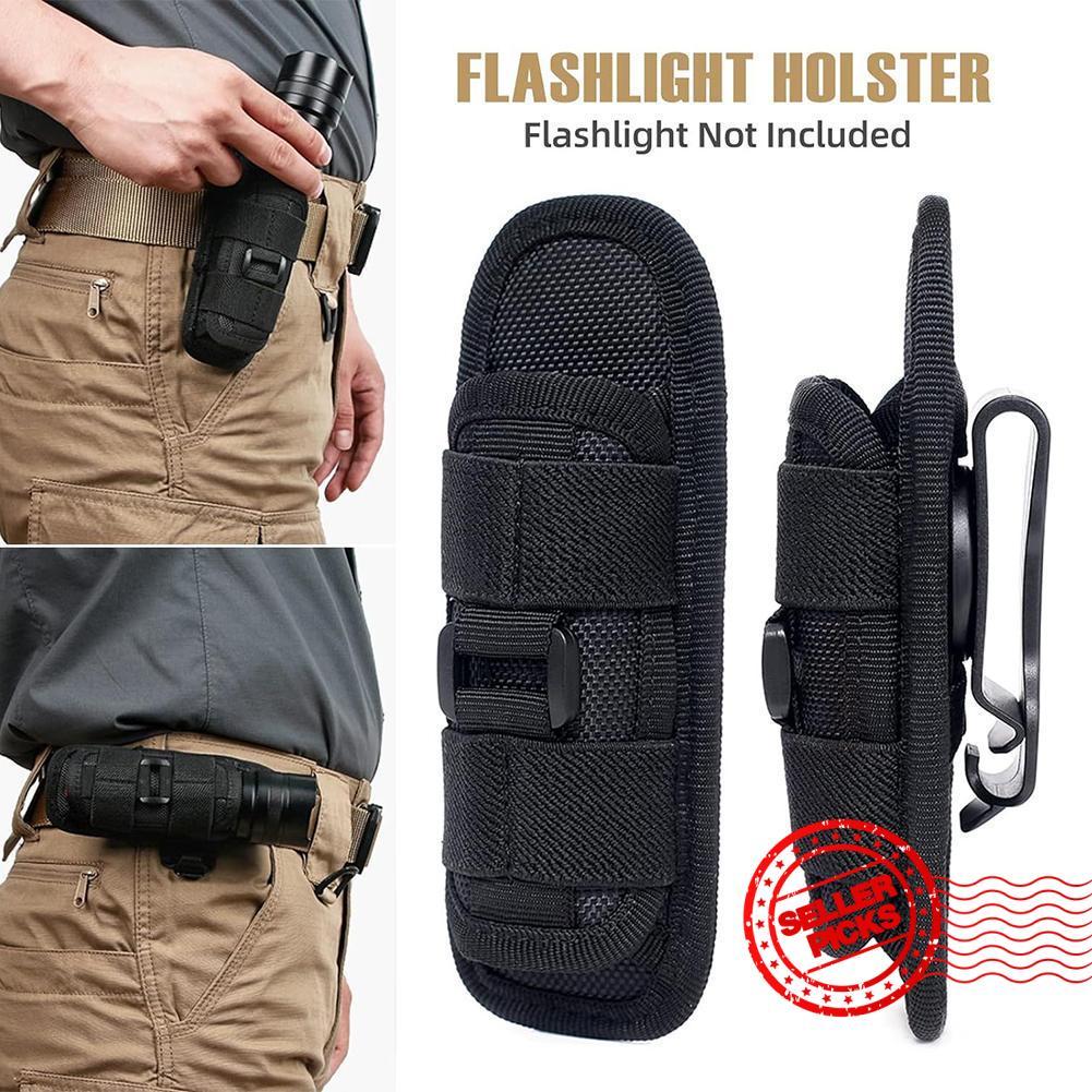 ยุทธวิธีไฟฉายไนลอนสําหรับไฟฉายเข็มขัด Holster สําหรับเข็มขัด Duty 360 M5K0