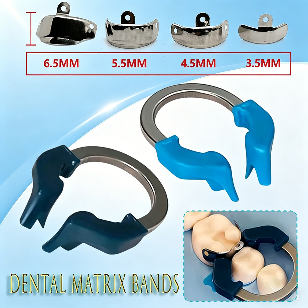 ทันตกรรม คอนทัวร์ เมตริกซ์ แถบเมทริกซ์ทันตกรรม Dental Matrix Bands Ring NITI Garrison Style Matrix Clamp Clip