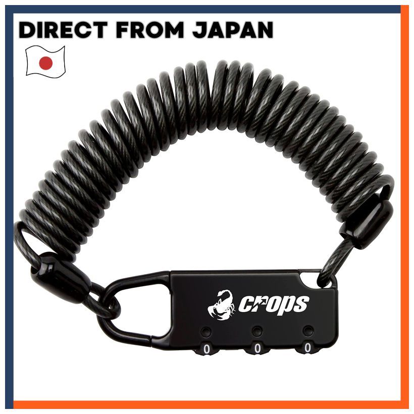 Crops Spider 3-Digit Dial Lock Black