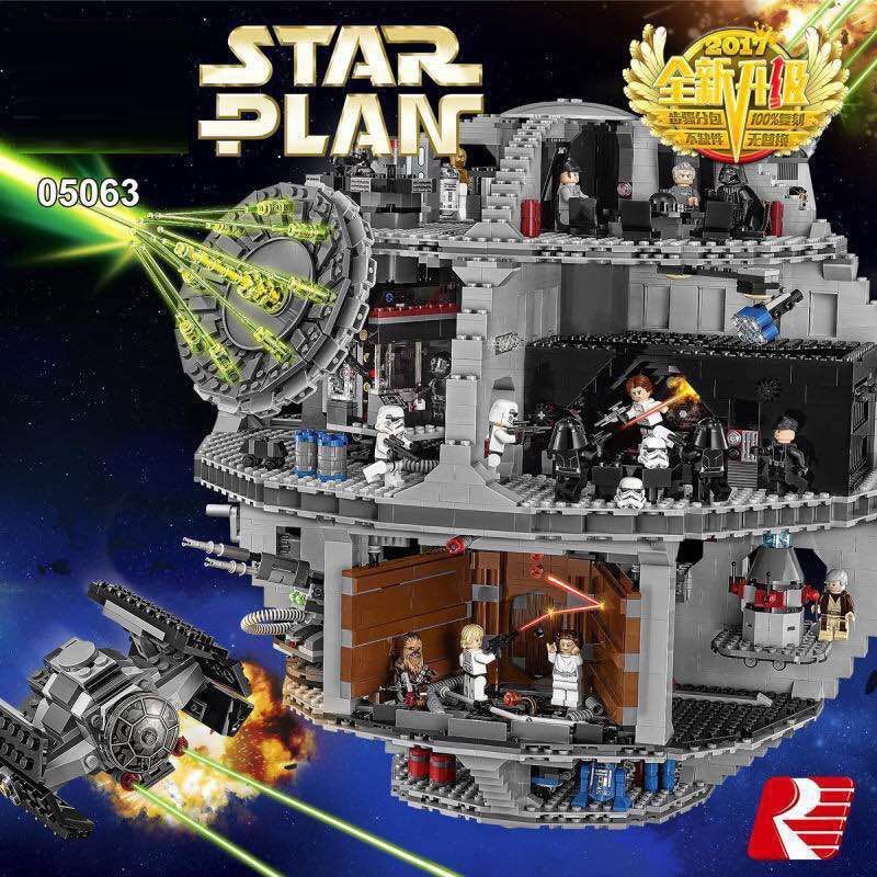บล็อกตัวต่อ Star Wars Series 75159 ที่เข้ากันได้ Death Star No. 3ประกอบความยากสูงอาคารบล็อกของเล่นขอ