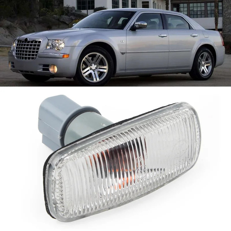 QY ไฟเลี้ยวด้านข้างรถ Repeater Fender Lamp 04806224 AE สําหรับ Chyrsler 200 300 Serbring สําหรับ Dod
