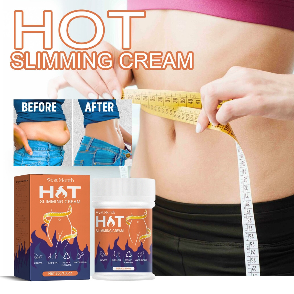ใหม่ West Month Slimming 30g นวดบํารุงกระชับผิว Comfort Body Cream ab9