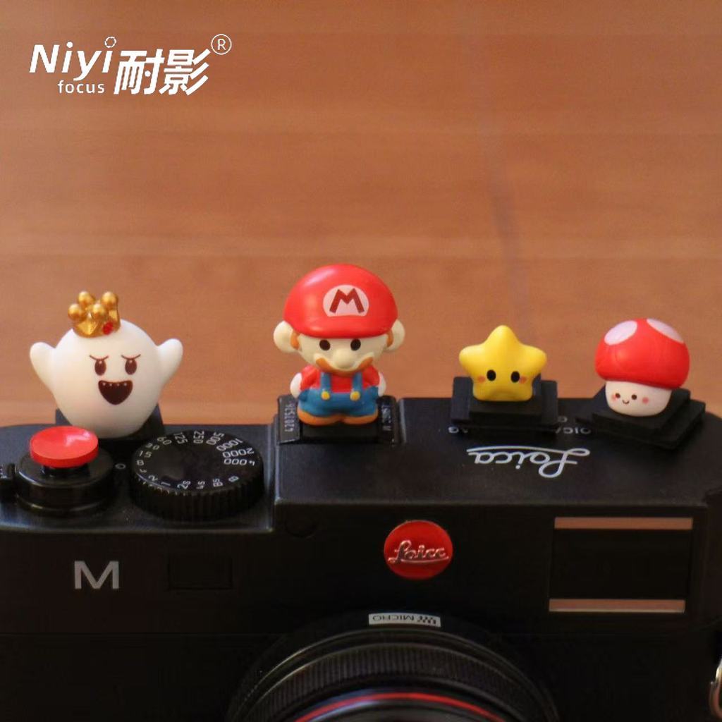 3D น่ารักการ์ตูนกล้อง Hot Shoe Cover ไฟฉายอุปกรณ์เสริมสําหรับกล้อง DSLR Mirrorless
